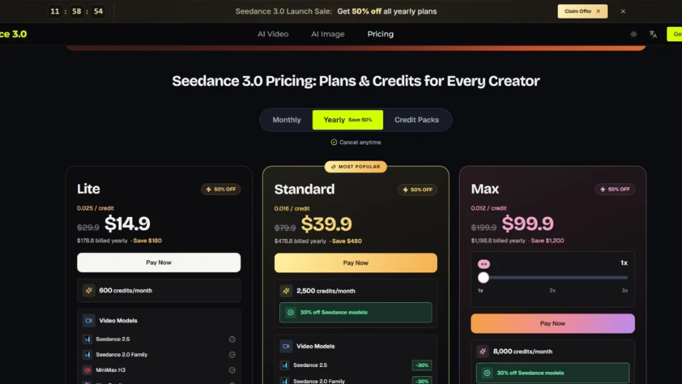 Seedance 3.0 - AI video generator that turns text, images, and audio ...